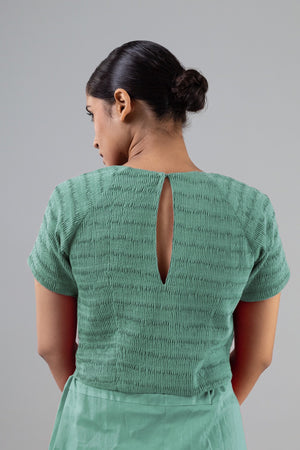 Sofia Light Green Blouse