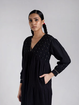 Clair Black Dress