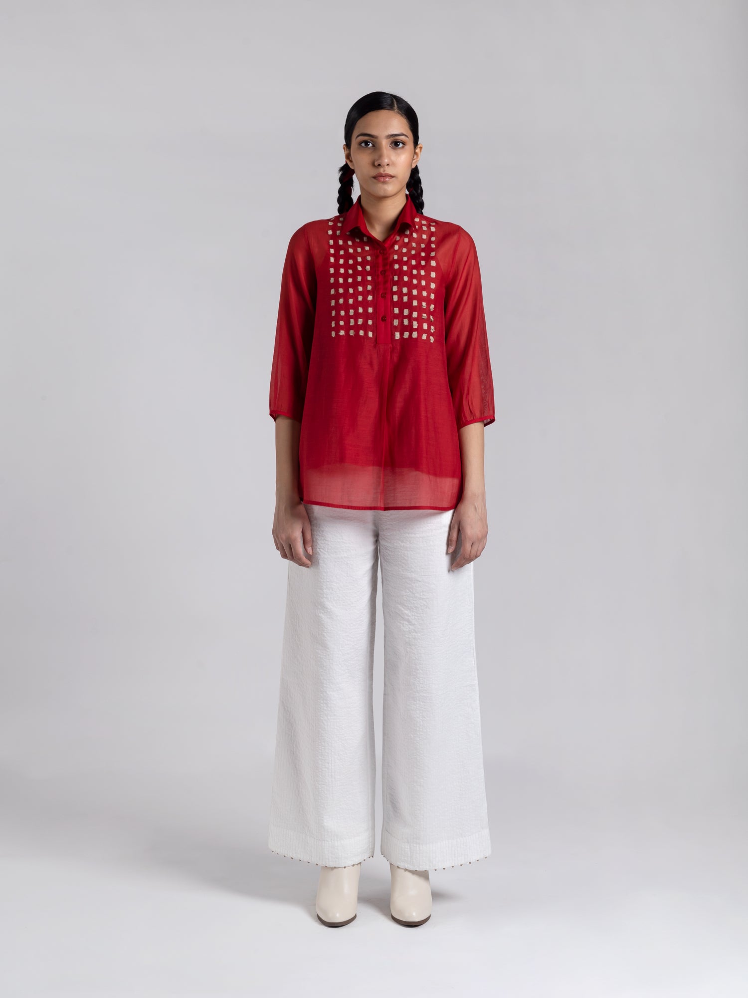 Heba Red S Top