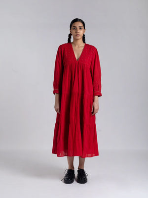 Clair Red Dress