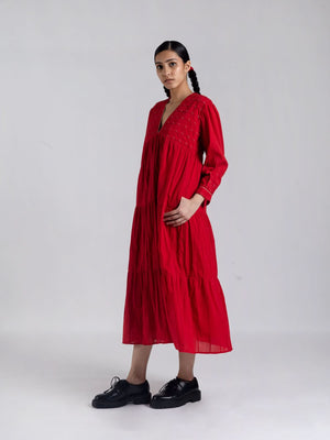 Clair Red Dress