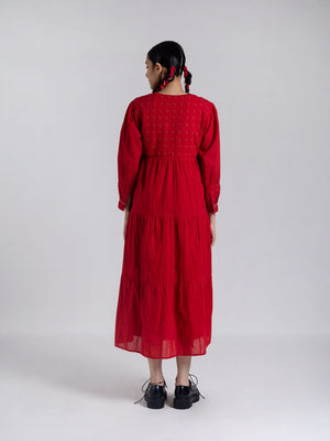 Clair Red Dress