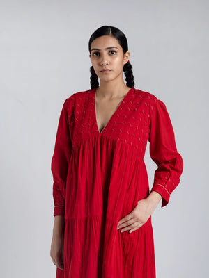 Clair Red Dress