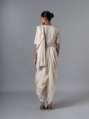 Phool Jali Natural  Saree