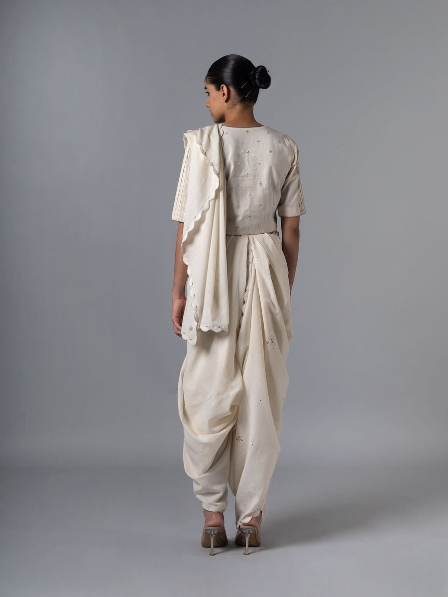 Phool Jali Natural  Saree
