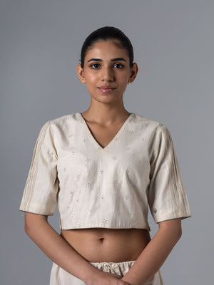 Chhipi Natural  Blouse