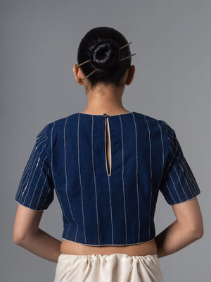 Chapkan Indigo Blouse