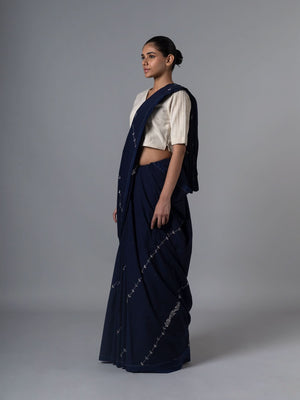 Abr Indigo Saree