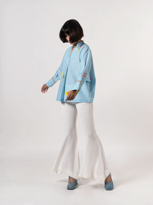 Farm Rio Blue Top