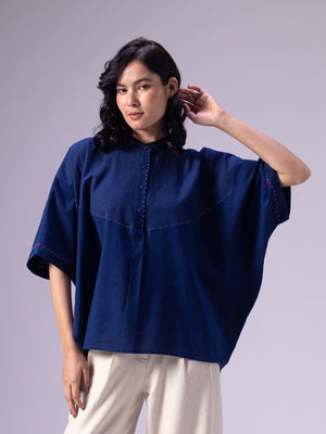 Malia Indigo Top