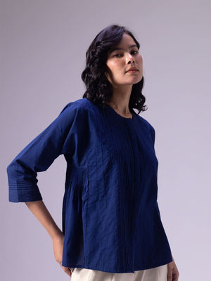 Anjar Indigo Top