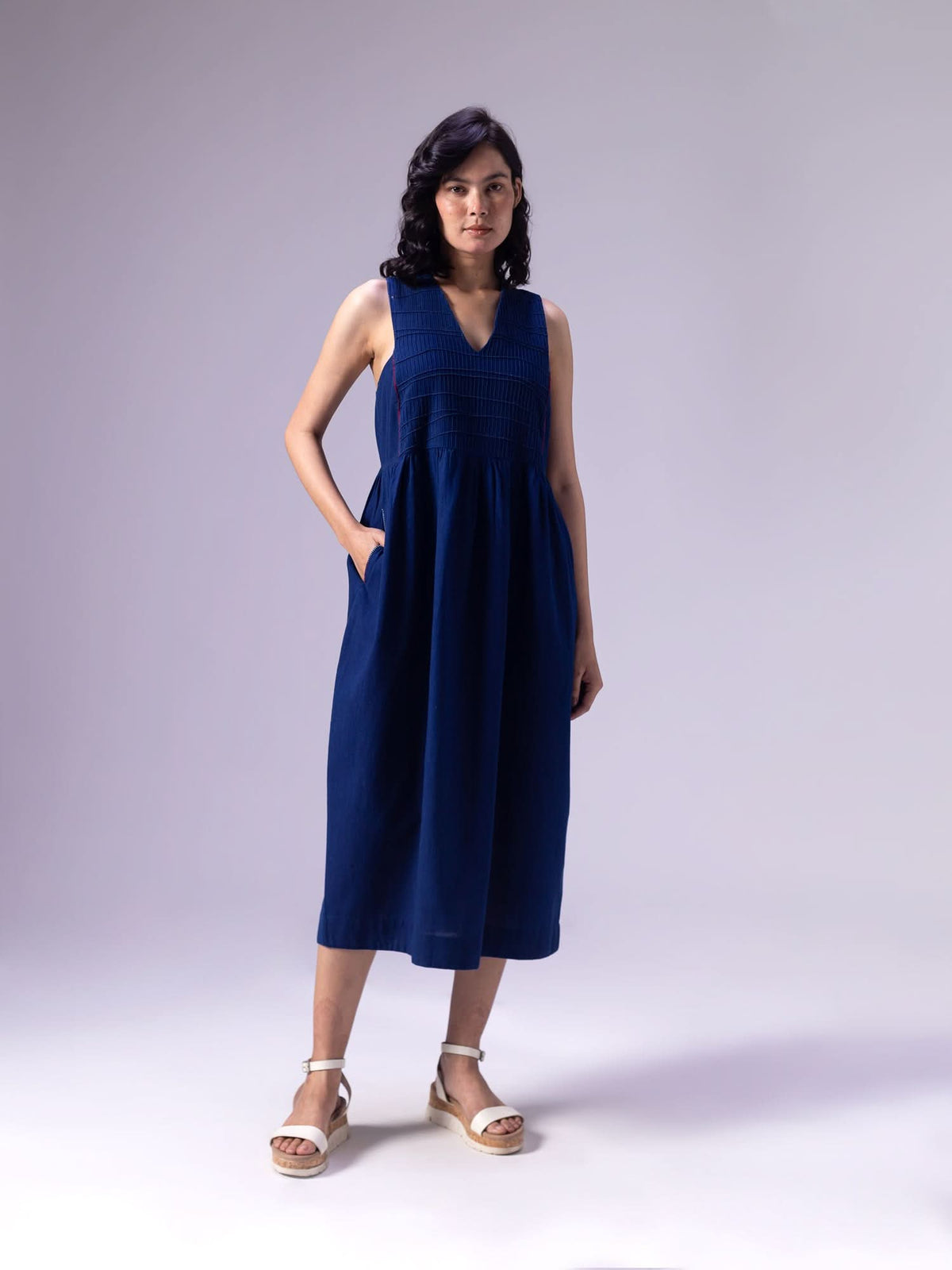 Una Indigo Dress