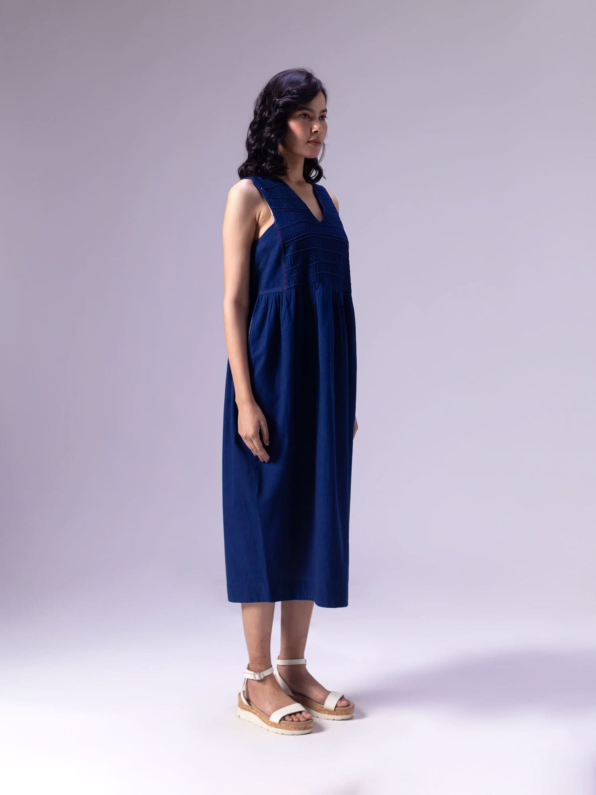 Una Indigo Dress