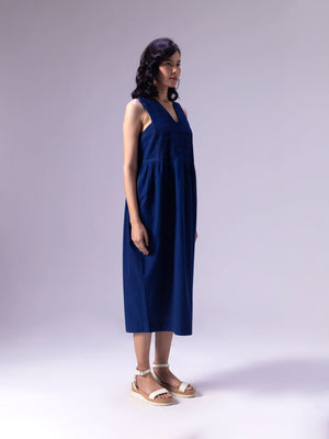 Una Indigo Dress