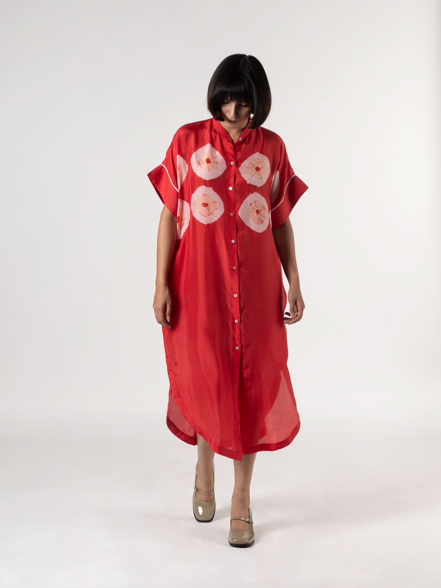 Mercury Red Kaftan