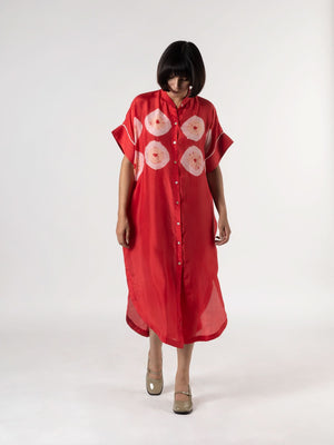 Mercury Red Kaftan