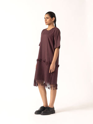 Ashiya Plum Dress