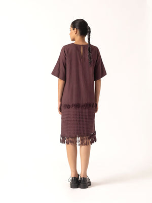 Ashiya Plum Dress