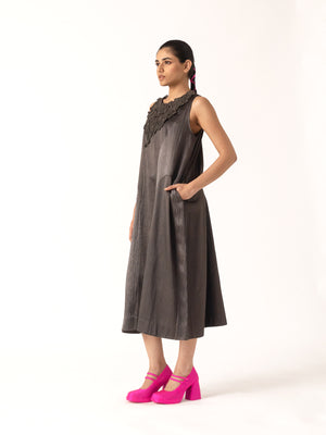 Asaka Dark Grey Dress