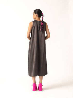 Asaka Dark Grey Dress