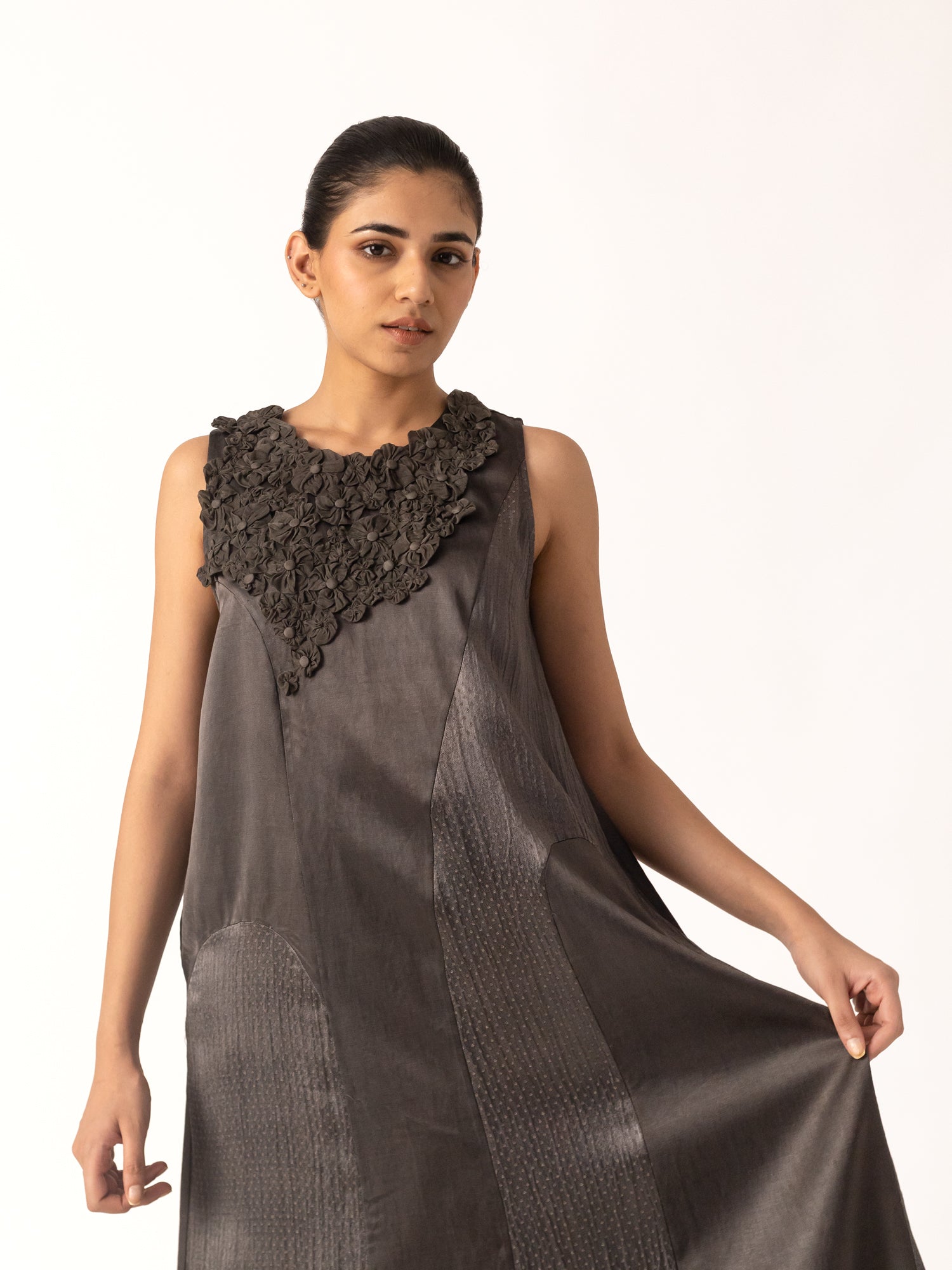 Asaka Dark Grey Dress