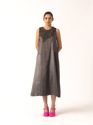 Asaka Dark Grey Dress