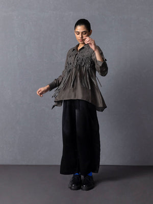 Yua Dark Grey Top