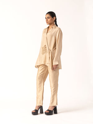 Noda Beige Shirt