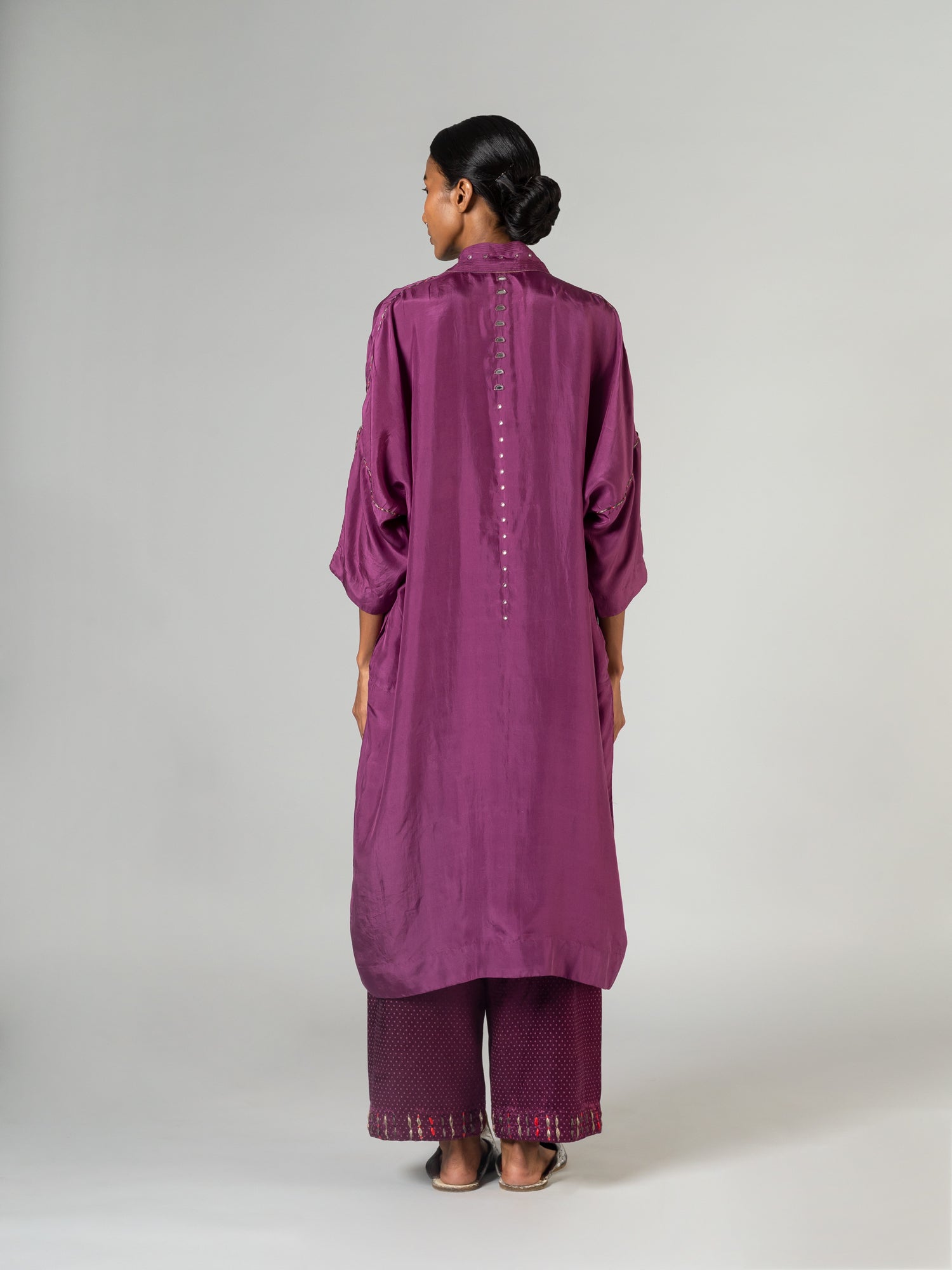 Halpat Purple Kaftan