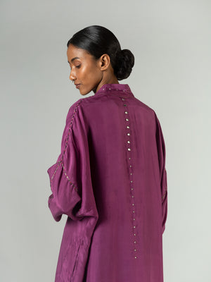 Halpat Purple Kaftan