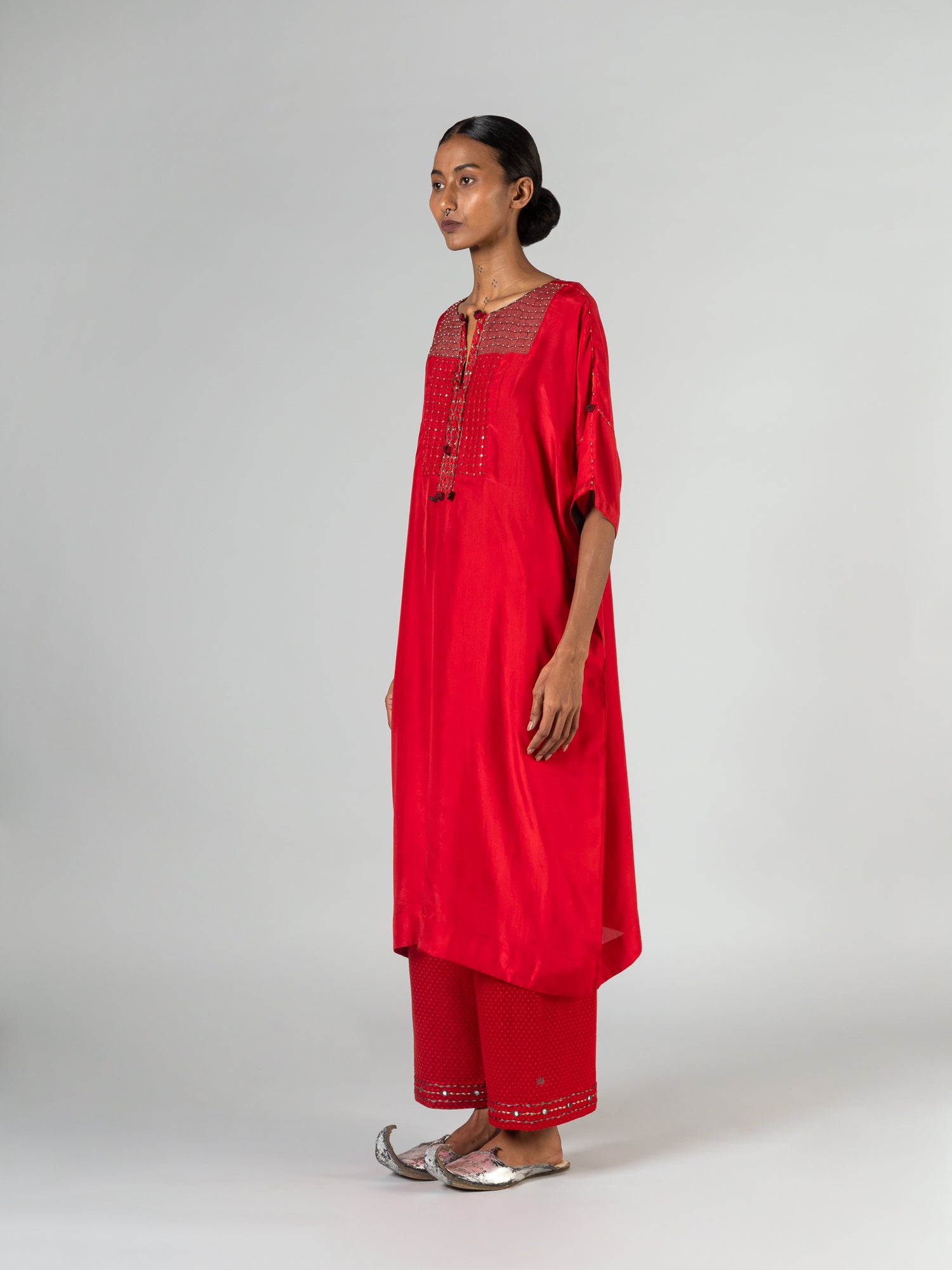 Padhar Red Kaftan