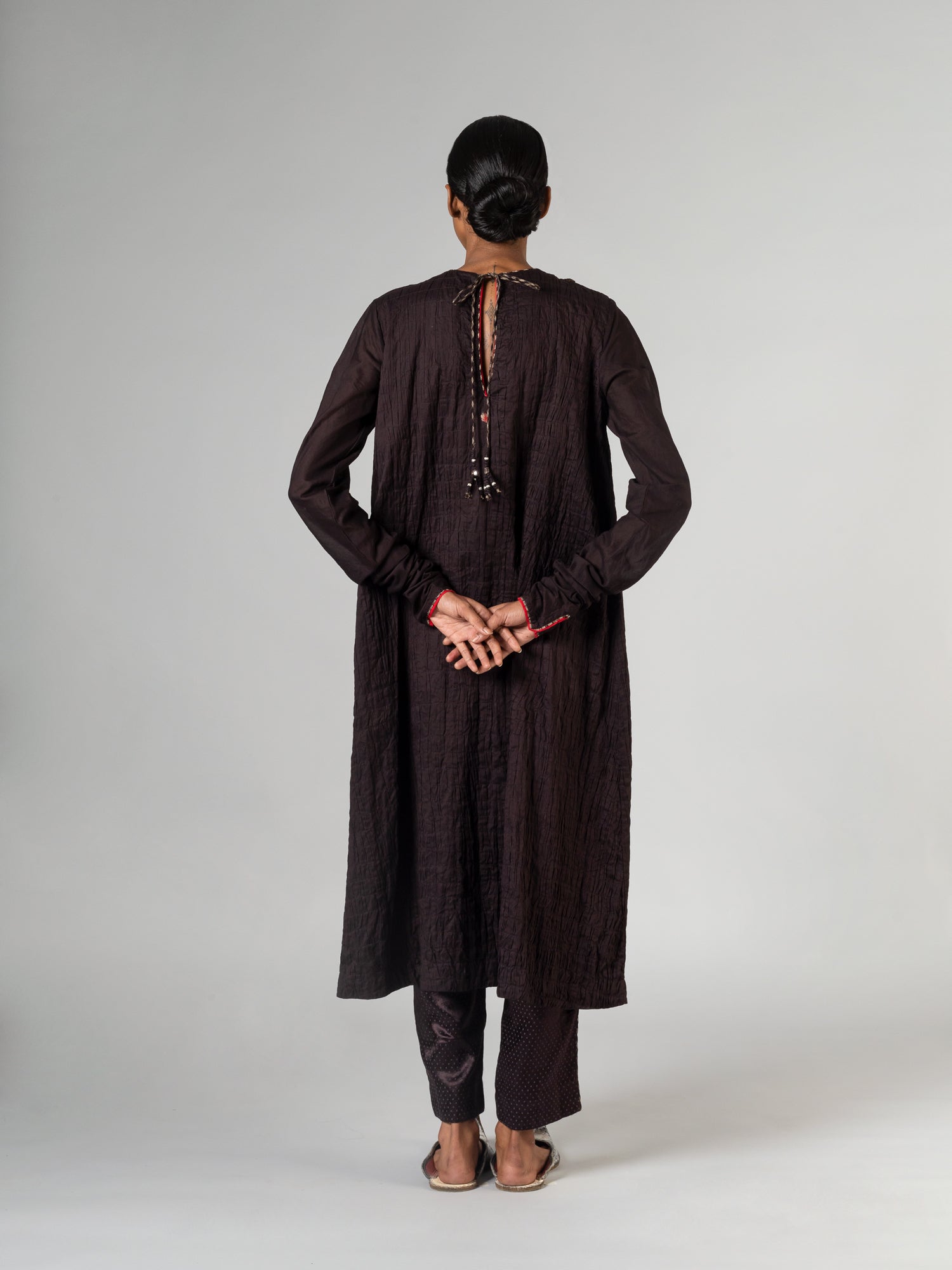 Abha Dark Brown Kurta