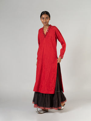 Kathi Red Kurta