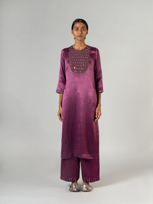 Bhil Purple Kurta