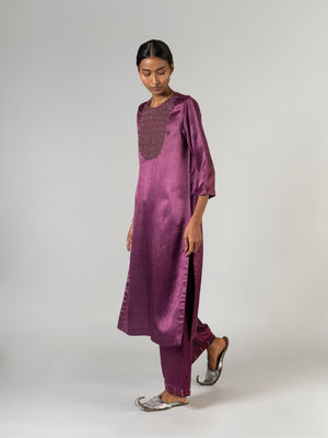 Bhil Purple Kurta