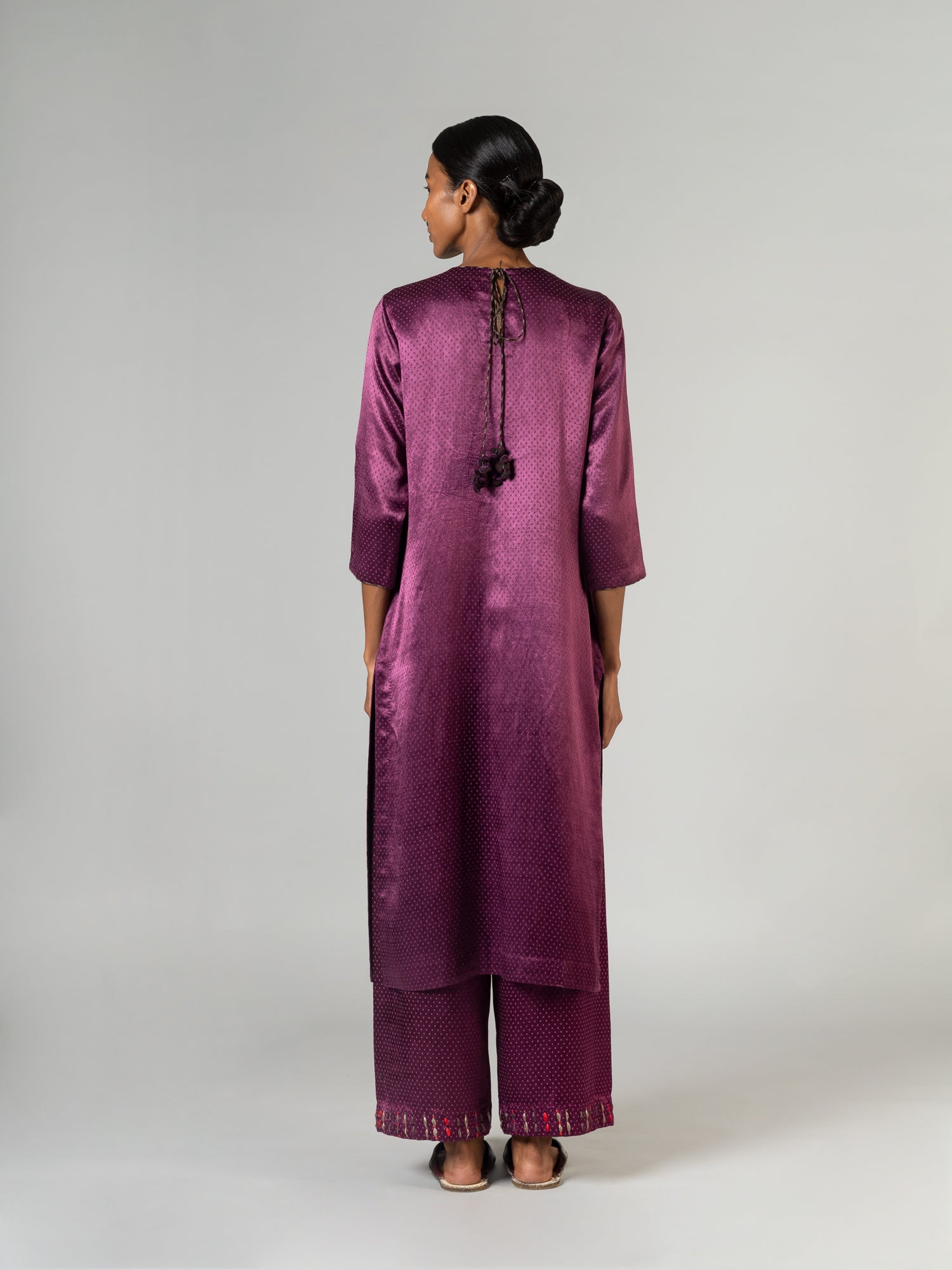 Bhil Purple Kurta