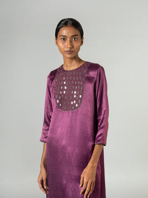 Bhil Purple Kurta