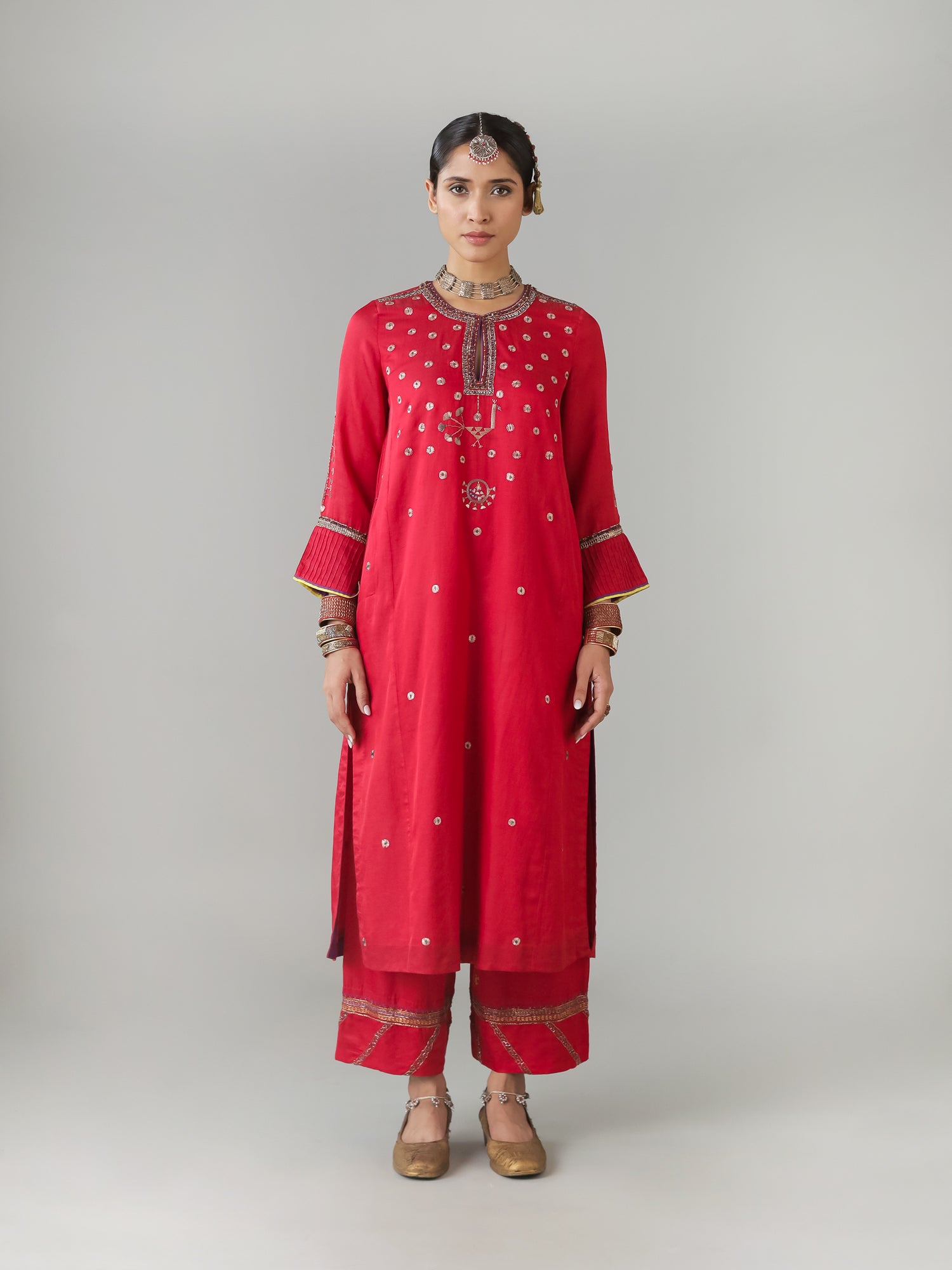 Chamba Red Kurta