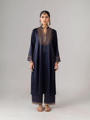Hazara Indigo Kurta