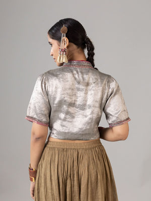 Dhakia Haze Blouse