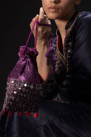 Munakis Purple Potli Bag