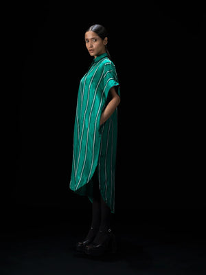 Arc Green Shirt Dress