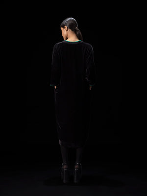 Hoop  Black Kaftan