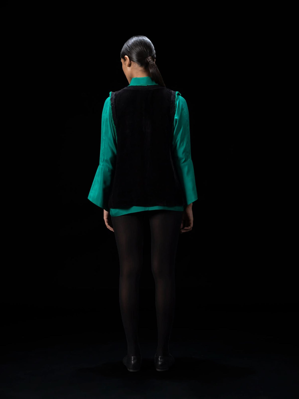 Mill Black Velvet Top