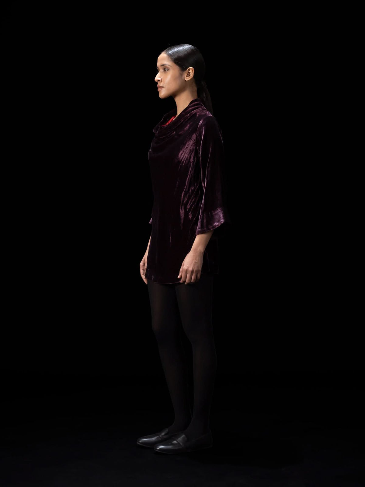 Coil S Wine Velvet Top