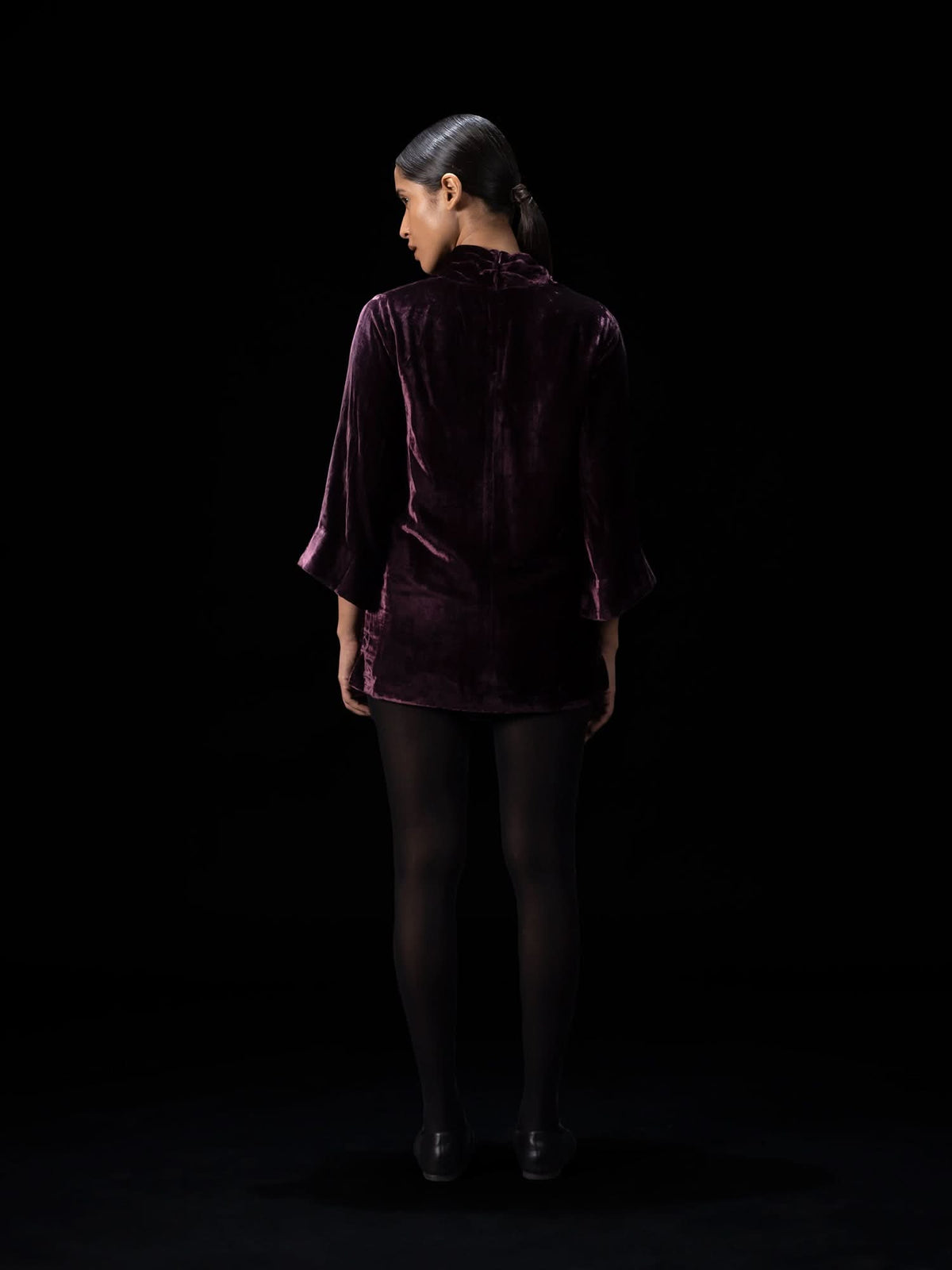Coil S Wine Velvet Top