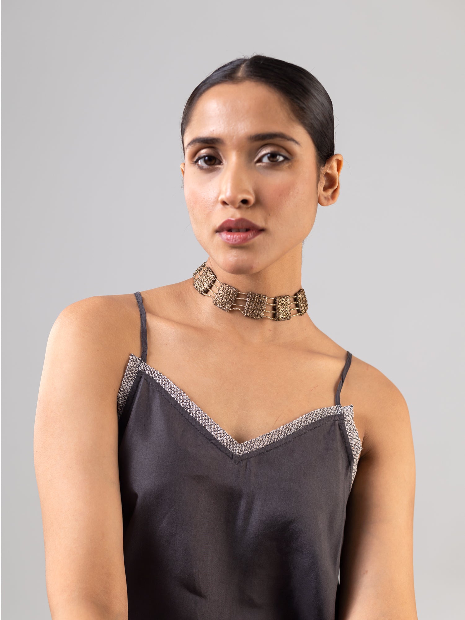 Dastgir Gold/Silver  Choker