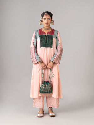 Ruksar Green Potli Bag