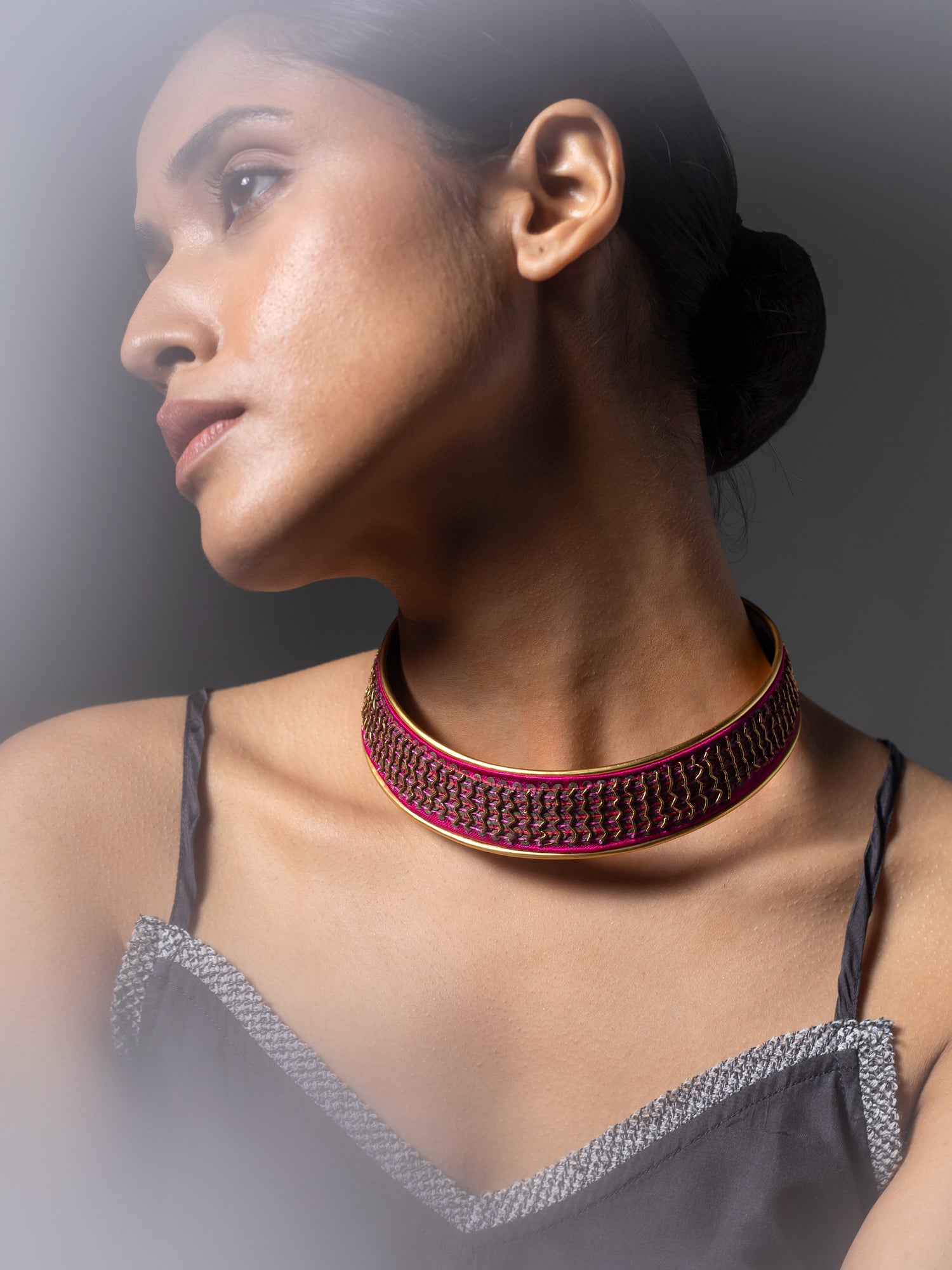 Kunvar Pink  Choker