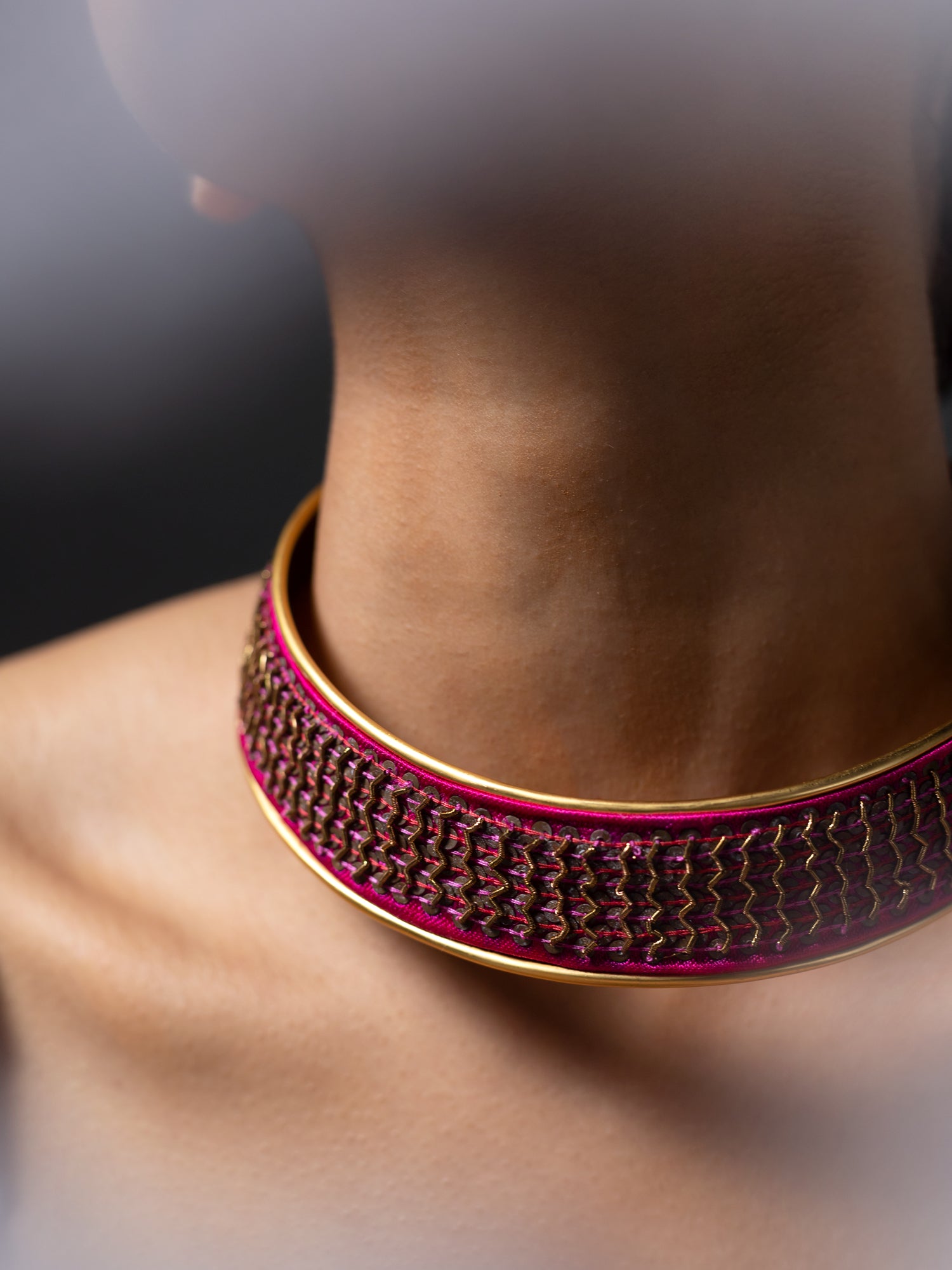 Kunvar Pink  Choker